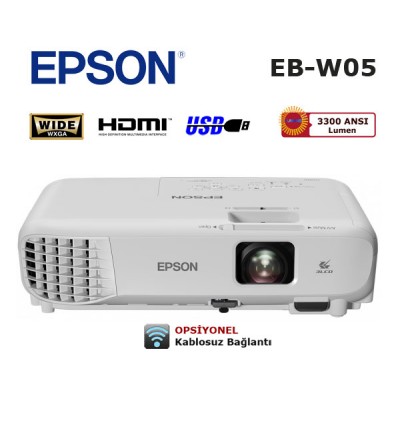 EPSON EB-W05 HD Projeksiyon Cihazı