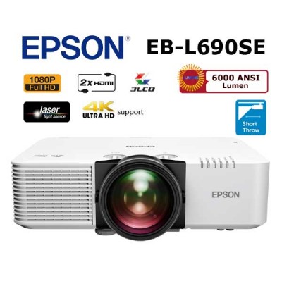 Epson EB-L690SE Kısa Mesafe 4KE Full HD Lazer Projeksiyon Cihazı
