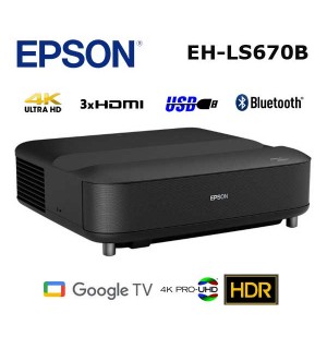 Epson EH-LS670B 4K PRO-UHD Ultra Kısa Mesafe Lazer Ev Sinema Projeksiyonu Epson EH-LS670B 4K PRO-UHD Ultra Kısa Mesafe Lazer Ev Sinema Projeksiyonu