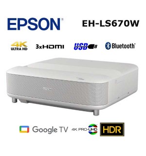 Epson EH-LS670W 4K PRO-UHD Ultra Kısa Mesafe Lazer Ev Sinema Projeksiyonu Epson EH-LS670W 4K PRO-UHD Ultra Kısa Mesafe Lazer Ev Sinema Projeksiyonu