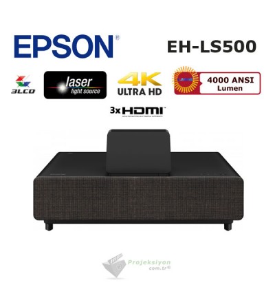 Epson EH-LS500B Lazer Ev Sinema Projeksiyonu