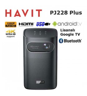 HAVIT PJ228 Plus Bataryalı Google Lisanslı Full HD Projeksiyon / NAKİT & K.KART TEK ÇEKİM ÖDEMELİ KAMPANYA FIRSATI.!