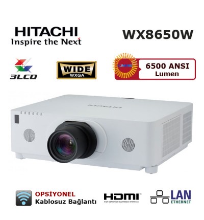 Hitachi CP-WX8650W HD Projeksiyon Cihazı