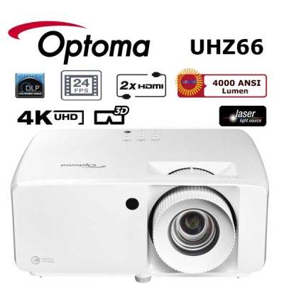Optoma UHZ66 4K Ultra HD Lazer Ev Sinema Projeksiyon Cihazı Optoma UHZ66 4K Ultra HD Lazer Ev Sinema Projeksiyon Cihazı