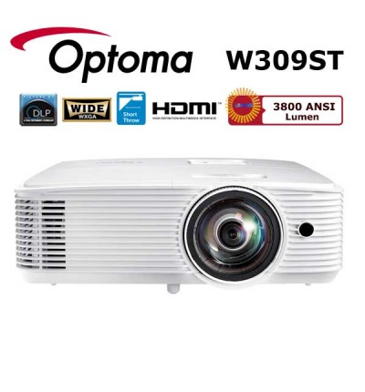 Optoma W309ST Kısa Mesafe WXGA DLP HD Projeksiyon Cihazı