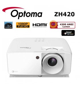 Optoma ZH420 DLP 4300 Ansi Lümen Full HD Lazer Projeksiyon Cihazı Optoma ZH420 DLP 4300 Ansi Lümen Full HD Lazer Projeksiyon Cihazı