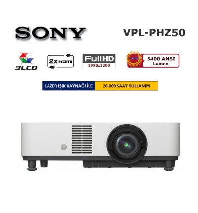 SONY VPL-PHZ50 Lazer Full HD Projeksiyon