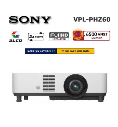 SONY VPL-PHZ60 Lazer Full HD Projeksiyon