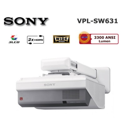 Sony VPL-SW631 HD Ultra Kısa Mesafe Projeksiyon Cihazı