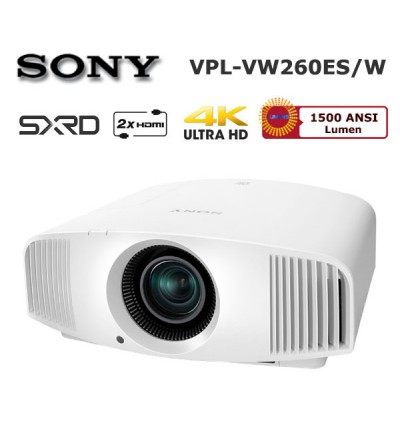 SONY VPL-VW260ES 4K Ev Sinema Projector (Beyaz)
