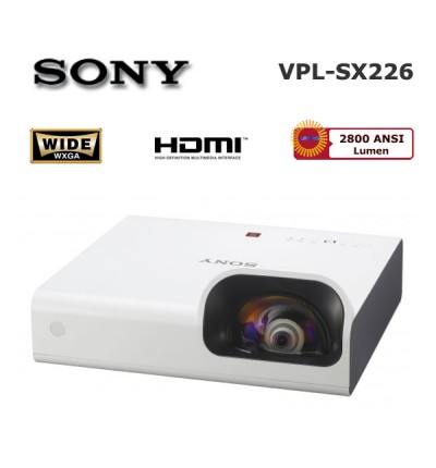 Sony VPL-SX226 Kısa Mesafe Projeksiyon Cihazı