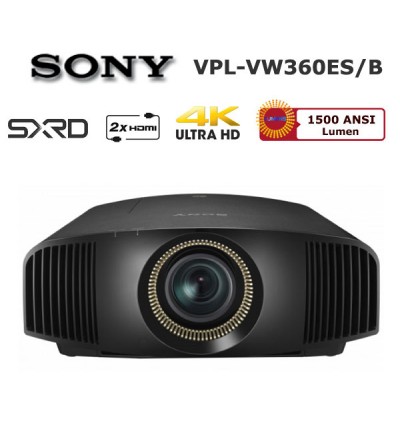 SONY VPL-VW360ES 4K Ev Sinema Projektör (Siyah)