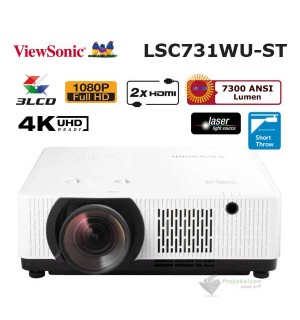 Viewsonic LSC731WU-ST Full HD 7300 Lümen Lazer Kısa Mesafe Projeksiyon Cihazı