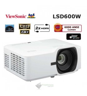 Viewsonic LSD600W HD WXGA 6000 ANSI Lumen Lazer Projeksiyon Cihazı