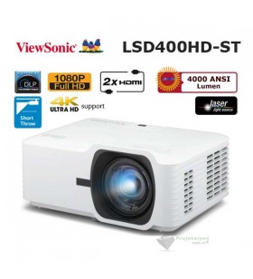Viewsonic LSD400HD-ST Kısa Mesafe Full HD Lazer Projeksiyon Cihazı