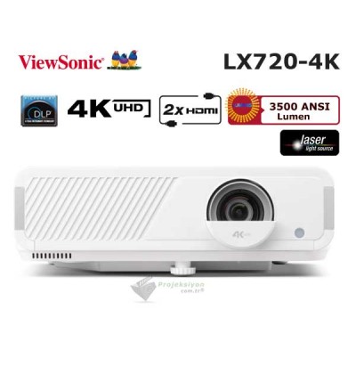 Viewsonic LX720-4K Ev Sinema Lazer Projeksiyon Cihazı Viewsonic LX720-4K Ev Sinema Lazer Projeksiyon Cihazı