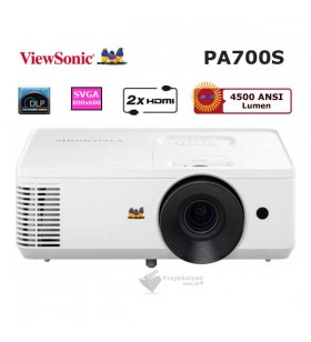 VIEWSONIC PA700S DLP SVGA 4500 Ansi Lümen Projeksiyon Cihazı