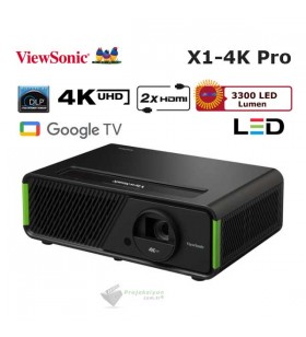 Viewsonic X1-4K Pro LED 4K HDR Ev Sinema Projeksiyon Cihazı