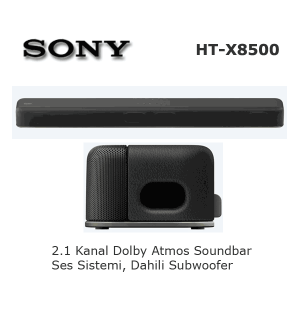SONY HT-X8500 Soundbar Ses Sistemi 2.1 Kanal