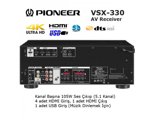 Pioneer HTP330 5.1 Ev Sinema Ses Sistemi