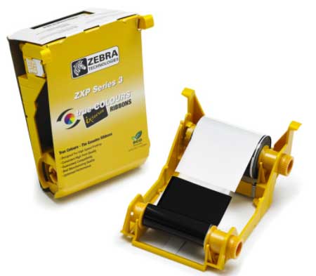 zebra zxp3 siyah renkli ribon 800033-301