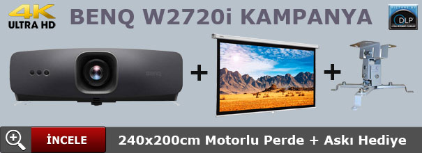 BenQ W2720i projeksiyon perde aski kampanyası