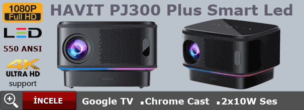 havit pj300 led smart projeksiyon