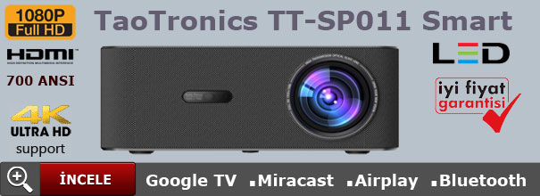 taotronics sp011 led projeksiyon cihazı