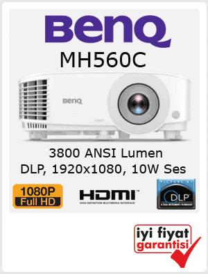 full hd dlp projeksiyon Benq MH560C