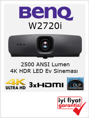 4k HDR LED projeksiyon benq w2720i