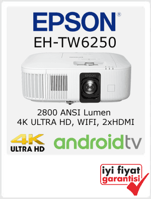 4K ev sinema projeksiyon epson tw6250