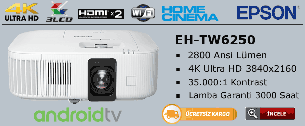 epson eh-tw6250 ev sinema cihazı