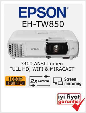 ev sinema projeksiyon epson tw850