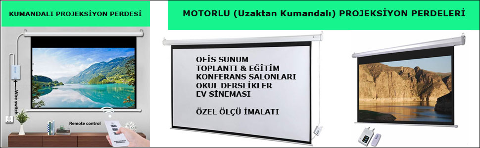 motorlu projeksiyon perdesi motorlu projeksiyon perdesi