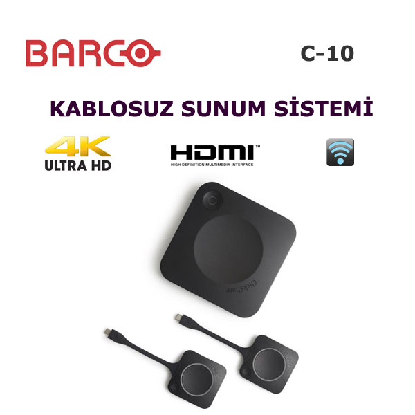 barco clickshare c-10 kablosuz aktarım cihazi