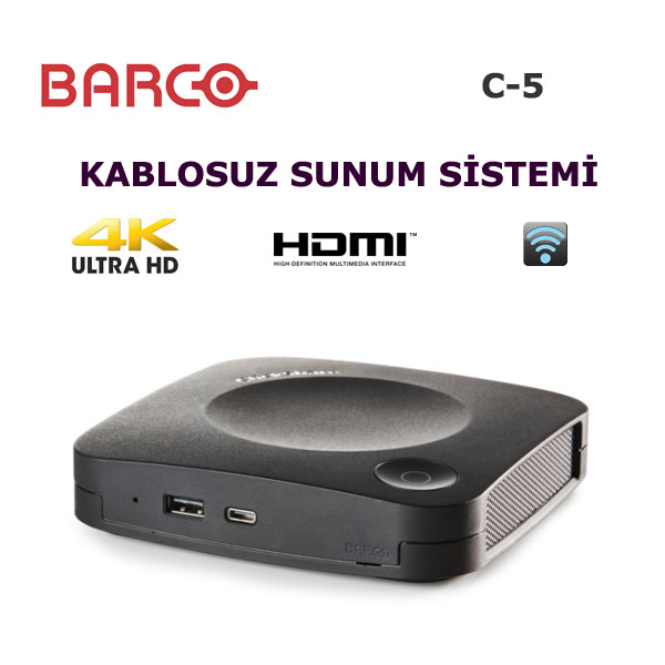 barco clickshare c-5 kablosuz aktarım cihazi