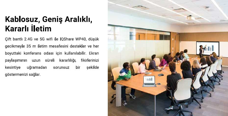 iqshare wp40 kablosuz bağlantı