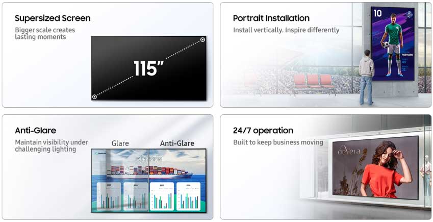 samsung qh115 detaylar