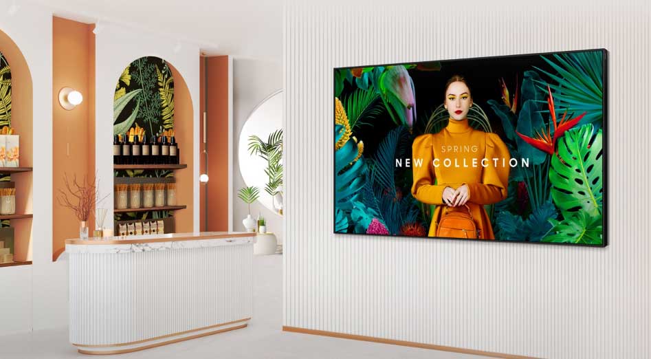 samsung qm98c yatay kullanım monitör