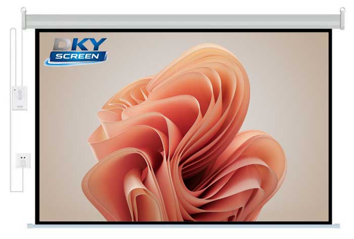 Dkyscreen DM-20 motorlu projeksiyon perdesi