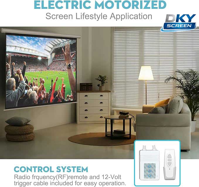 Dkyscreen DM-30 motorlu perde ev sineması