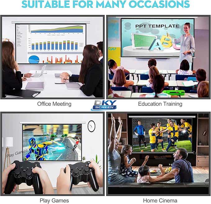 Dkyscreen DM-30 motorlu perde kullanımı