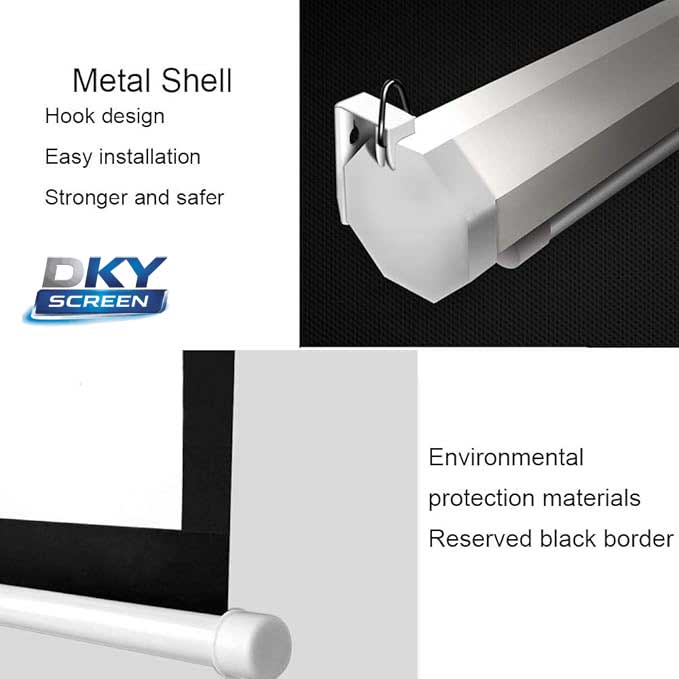 Dkyscreen DM-30 motorlu perde kasa yapısı