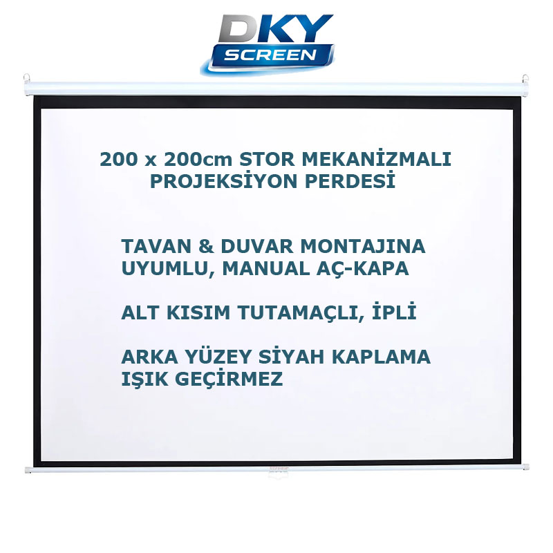 Dkyscreen DS20 storlu projeksiyon perdesi