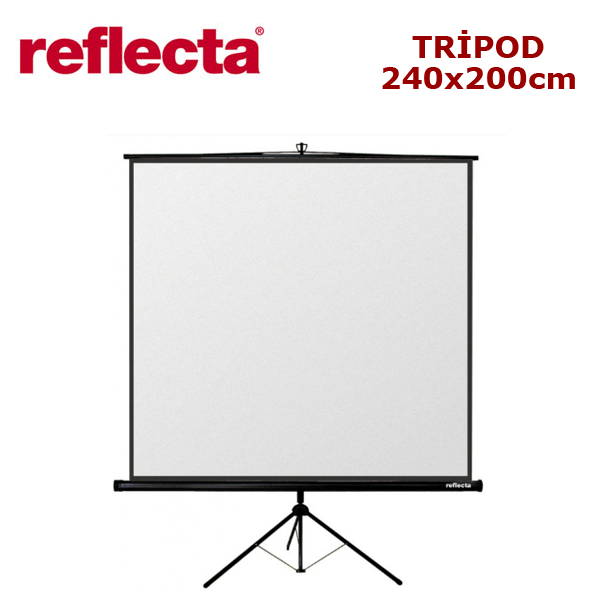 reflecta 240cm tripod projeksiyon perdesi