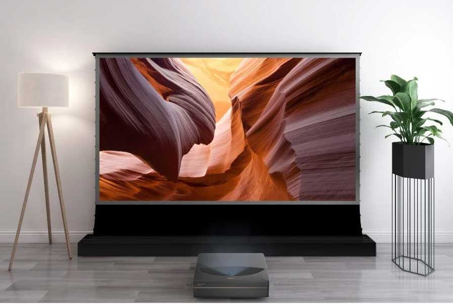 vividstorm 100 inch alr ust motorlu perdeli sinema odası