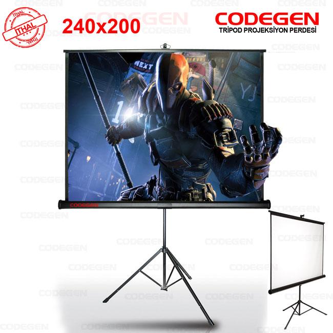 codegen tx-24 tripod projeksiyon perdesi