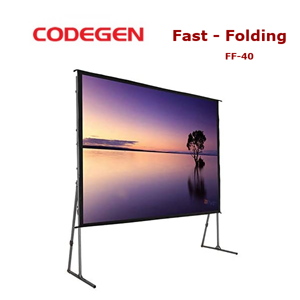 codegen ff-40 fast folding projeksiyon perdesi