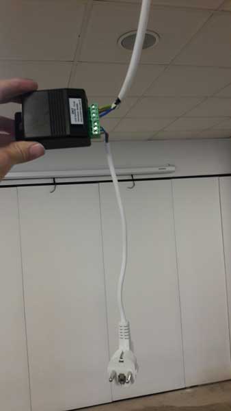 dky perde otomasyon modülü perde ana kablosuna bağlantı