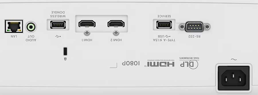 BenQ LH750 Projeksiyon bağlantıları BenQ LH750 bağlantılar